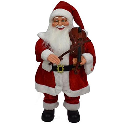Babbo natale con - , bianca