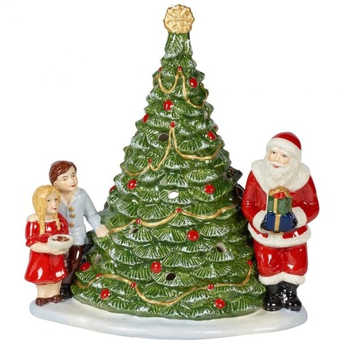 Babbo natale con - natale, albero