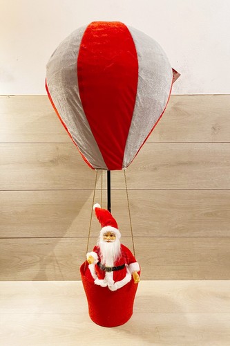 Babbo natale con mongolfiera - babbo,