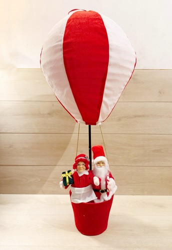 Babbo natale con mongolfiera - babbo,