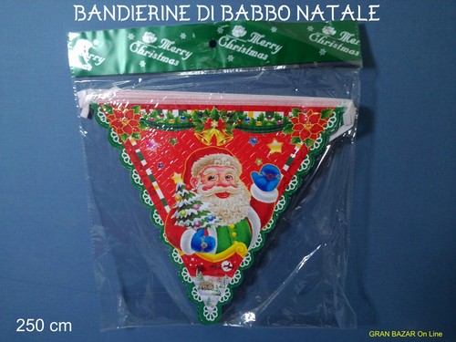 Natale bandierine babbo - natale,