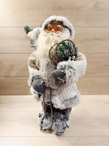 Babbo natale sciatore 62cm - babbo,