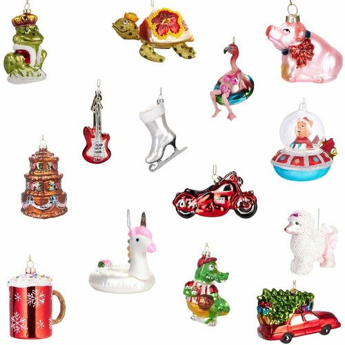 Ornamenti natale vetro - di,