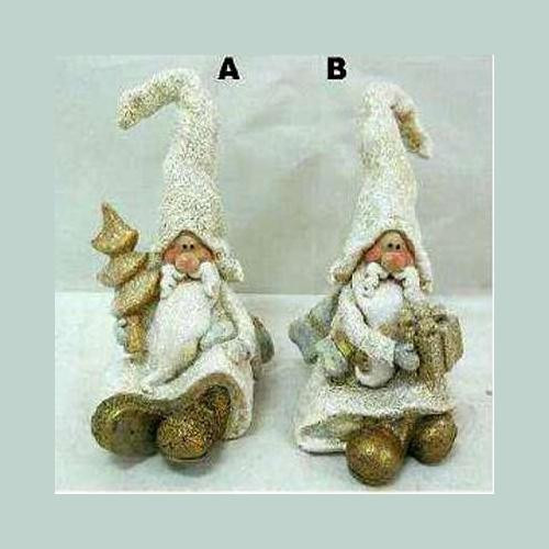 Babbo natale seduto - babbo, glitter