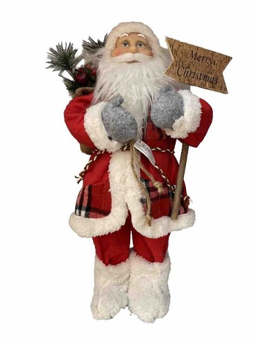 Babbo natale con - vestiti, in