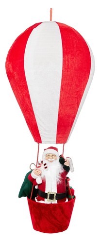 Mongolfiera babbo natale - mongolfiera, di