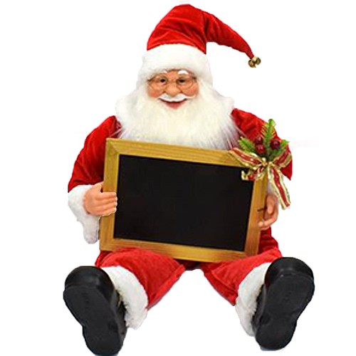 Babbo natale con barba bianca