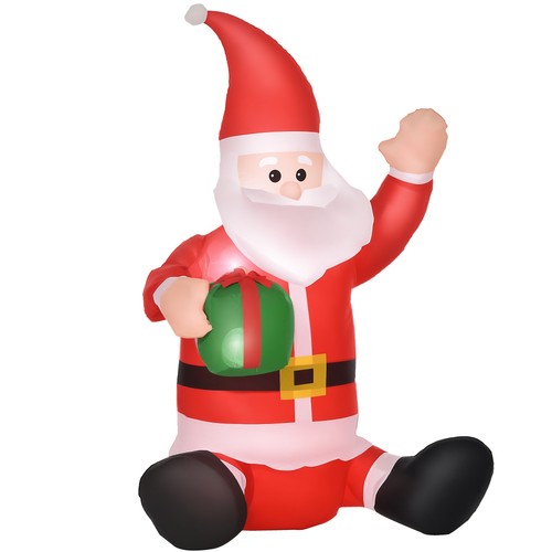 Homcom 120cm babbo - homcom, natale