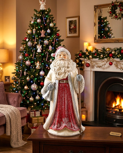 Babbo natale con bastone - con, in